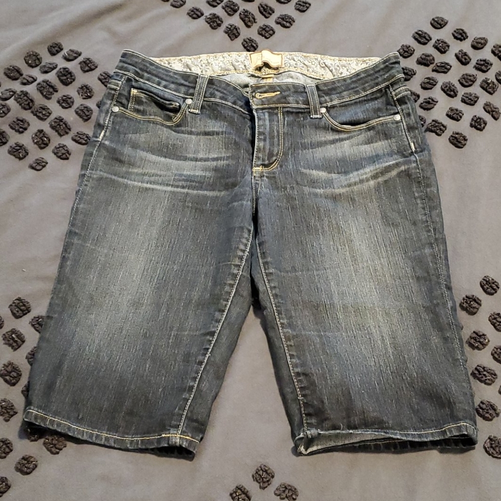 Paige demin bermuda shorts
